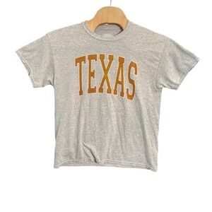 Olivelynn Texas Graphic T-Shirt Mens Large Gray Heather Short Sleeve Cotton
